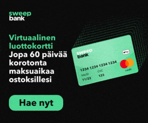SweepBank Luottokortti: SweepBank uusi virtuaalinen Mastercard-kortti. | SweepBank Luottokortti.